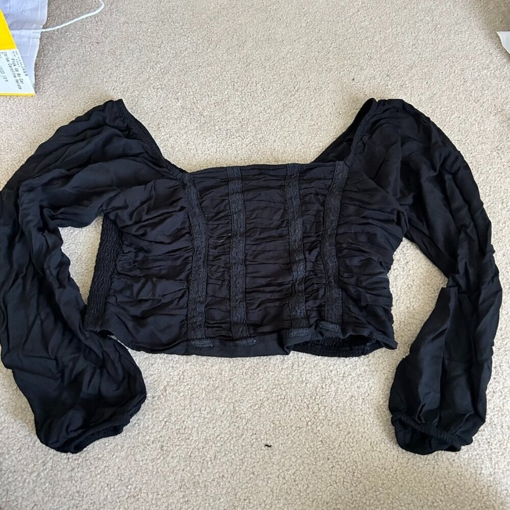 ruched hollister top